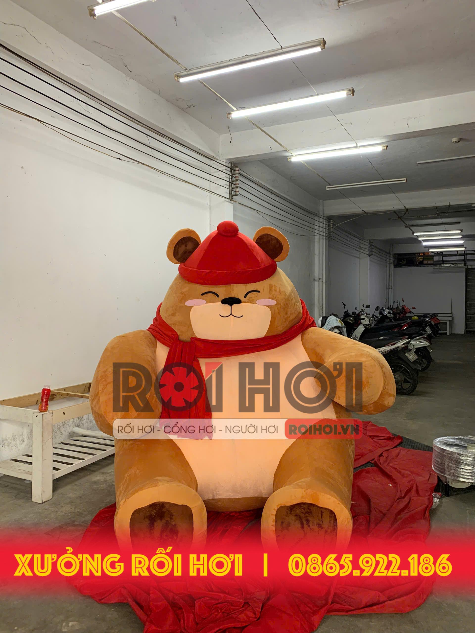 MÔ HÌNH GẤU GIÁNG SINH 7 MÔ HÌNH GẤU GIÁNG SINH